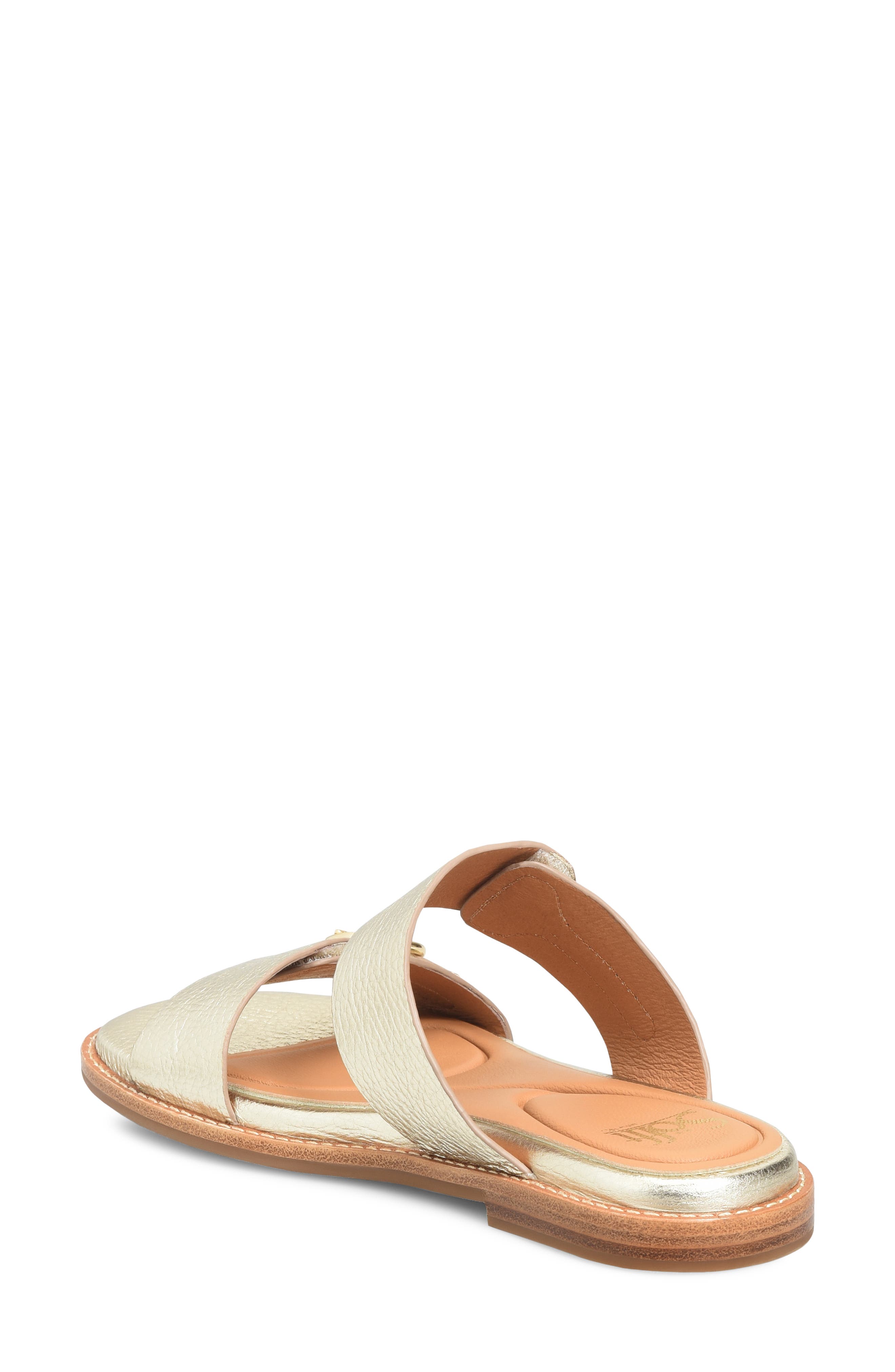 Söfft Noella Slide Sandal, Alternate, color, Platino
