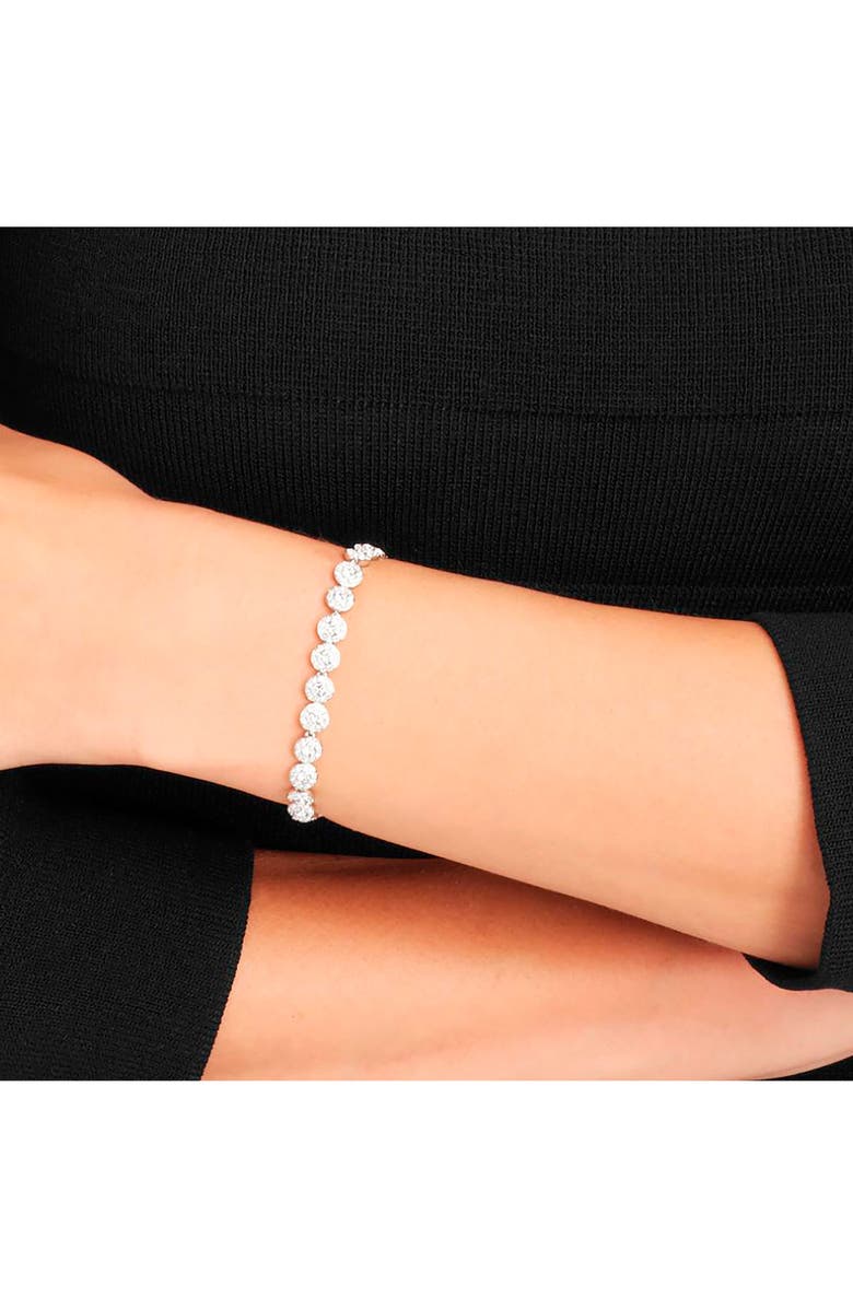Swarovski Una Swarovski Crystal Line Bracelet, Alternate, color, Silver