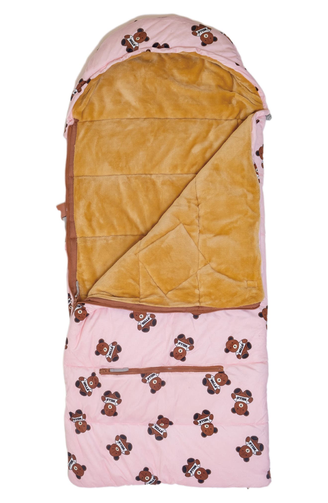 Kids' Sleep-n-Pack Sleeping Bag Backpack, Alternate, color, PINK MULTI