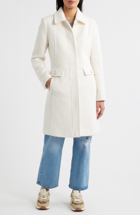Bouclé Longline Coat