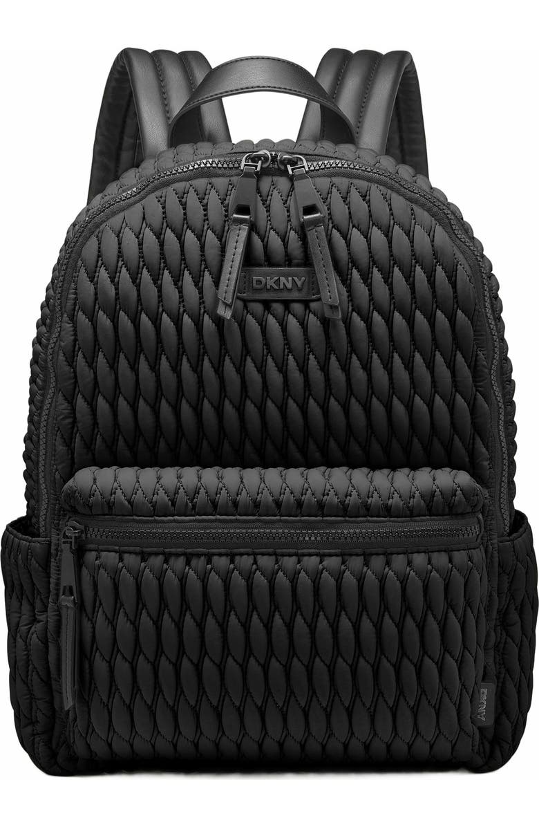 DKNY Mack Backpack, Main, color, Black/Black