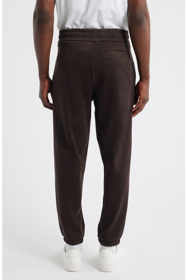 Locsin Cotton Sweatpants, Alternate, color, DARK BROWN