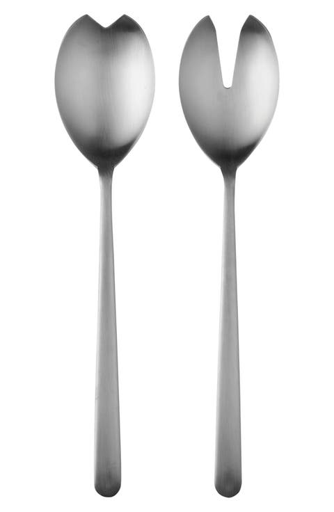 Brushed Salad Servers