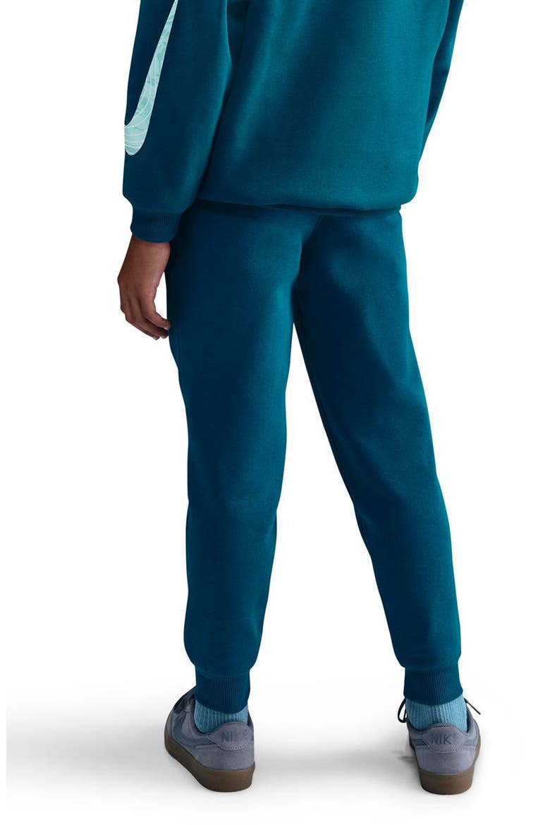 Kids' Kylian Mbappé Club Fleece Joggers, Alternate, color, GREEN ABYSS/ IGLOO/ LIGHT DEW