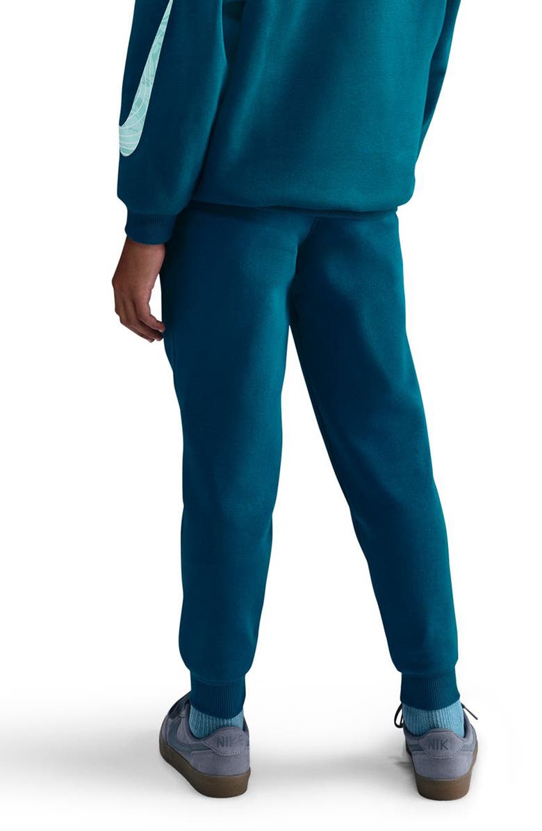 Nike Kids' Kylian Mbappé Club Fleece Joggers, Alternate, color, Green Abyss/ Igloo/ Light Dew