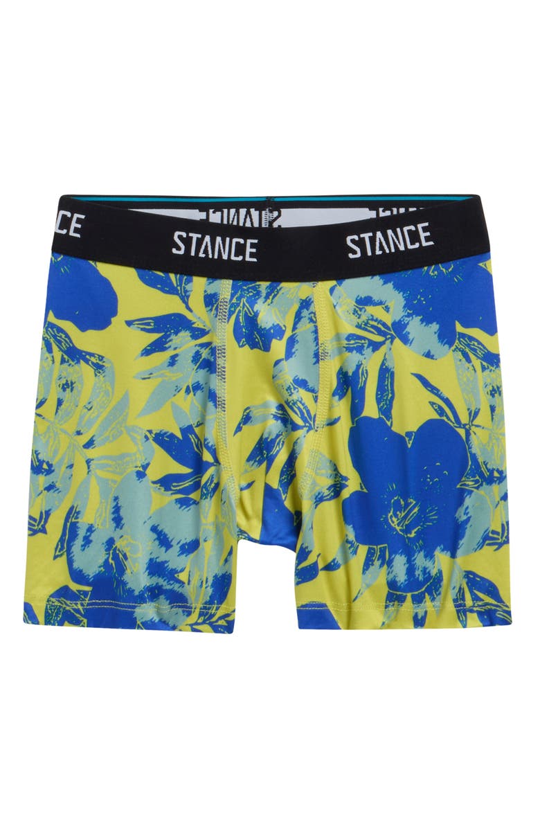 Stance Kids Lihue 2 Floral Boxer Briefs, Main, color, Citrus
