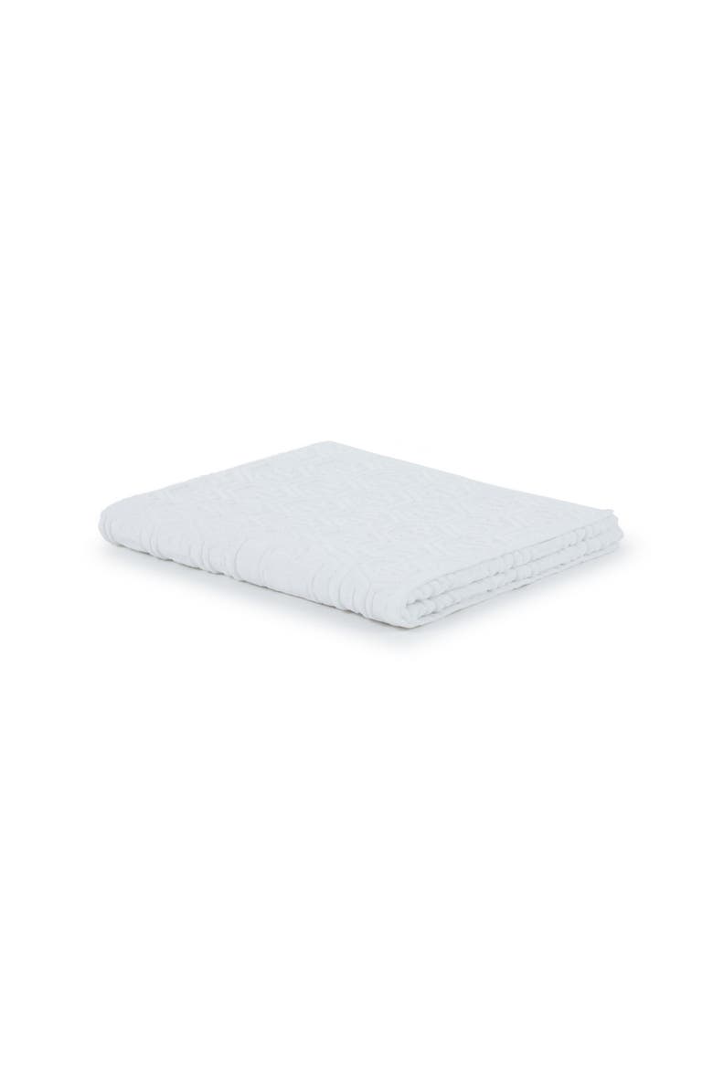 Bath Sheet Hexagon Unisex, Main, color, white