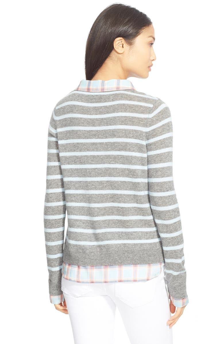 Joie 'Rica F' Stripe Cashmere Sweater, Alternate, color, 