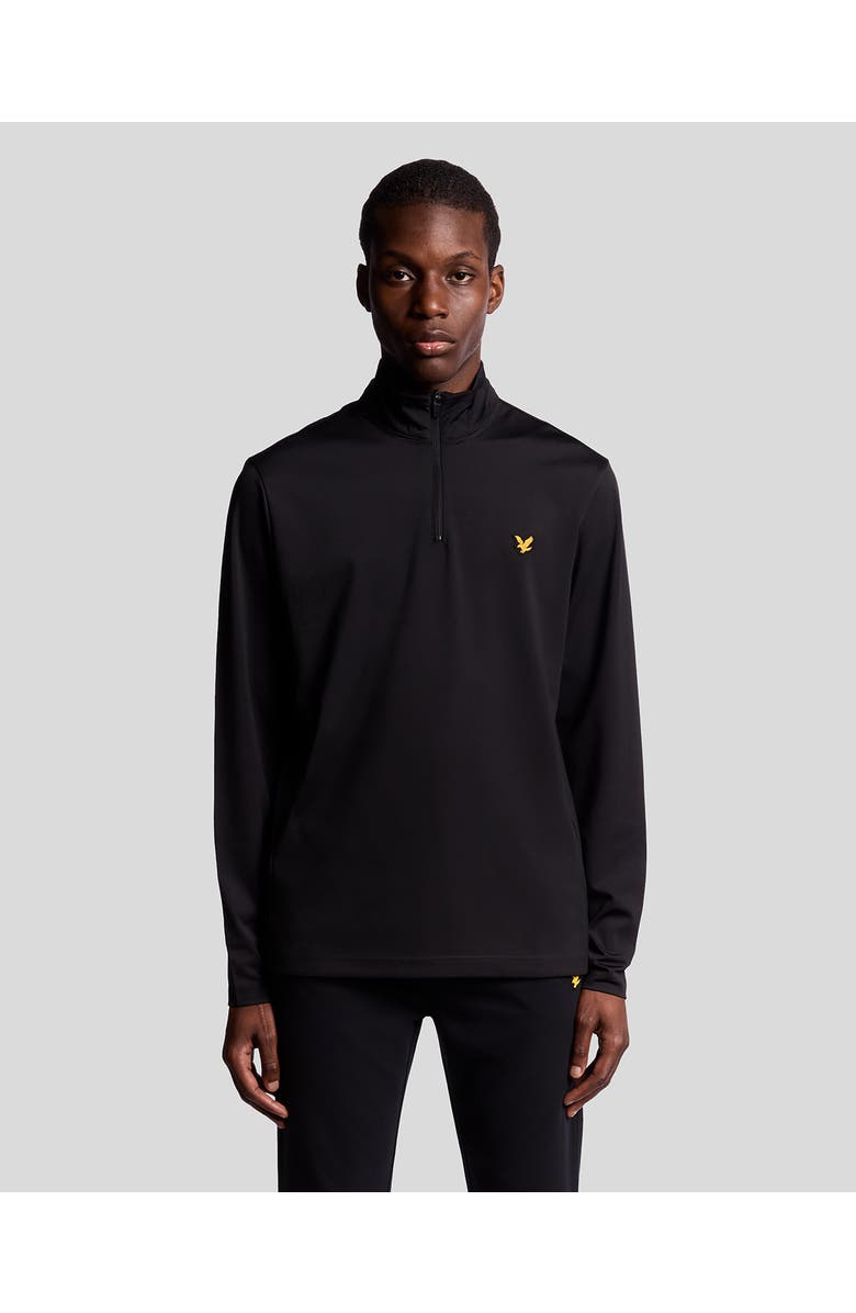 Lyle & Scott Golf Course Midlayer, Main, color, Jet Black