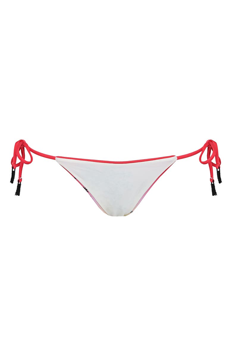 Maaji Oahu Reversible Bikini Bottoms, Alternate, color, Red Overflow