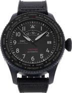Watchfinder & Co. IWC Preowned 2021 Pilot's Timezoner IW395505 Automatic Rubber & Textile Strap Watch, 46mm