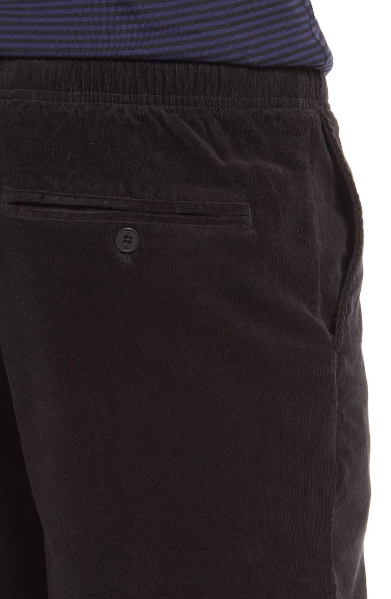 Goodlife Stretch Corduroy Shorts, Alternate, color, Black