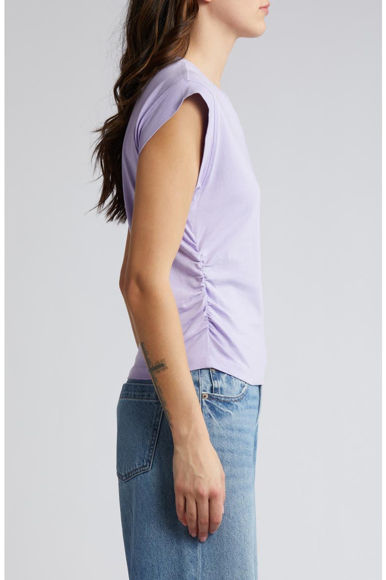 Side Cinch Muscle Tee, Alternate, color, SUBTLE LAVENDER