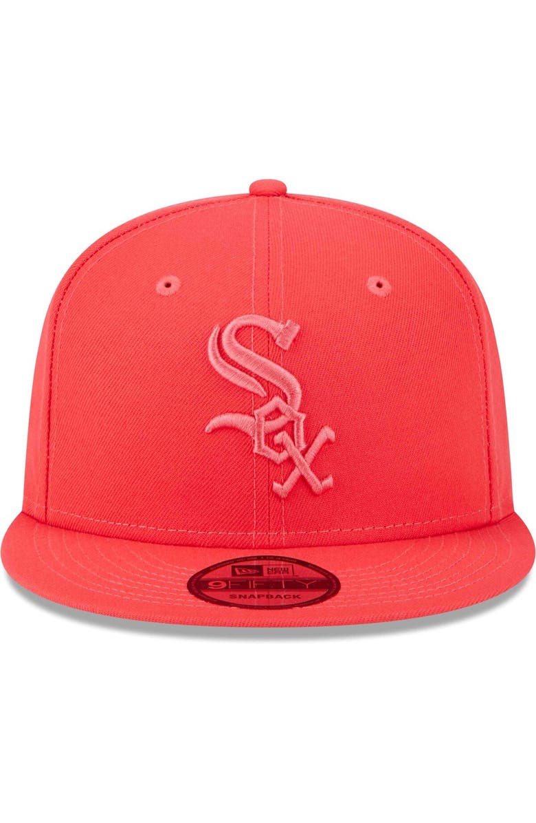 New Era Men's New Era Red Chicago White Sox Spring Color Basic 9FIFTY Snapback Hat, Alternate, color, 