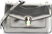Pre-Owned Bvlgari Serpenti Forever Shoulder Bag Metallic Leather Small