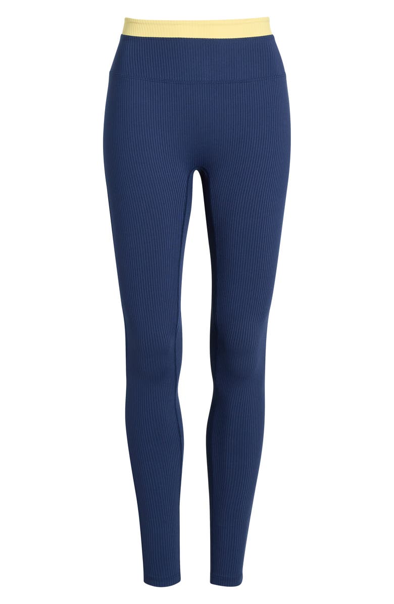 Year of Ours Ribbed Layered Leggings, Alternate, color, Midnite Popcorn