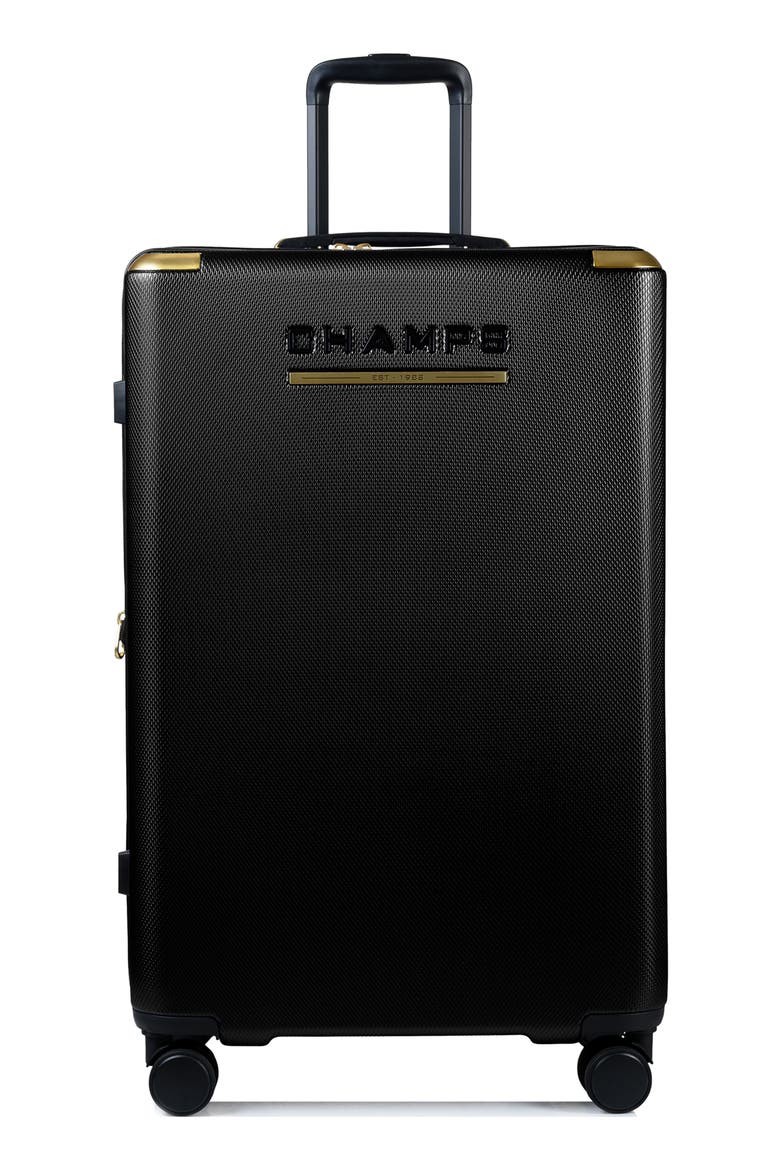Luxe II 3-Piece Hardside Spinner Suitcases, Alternate, color, BLACK
