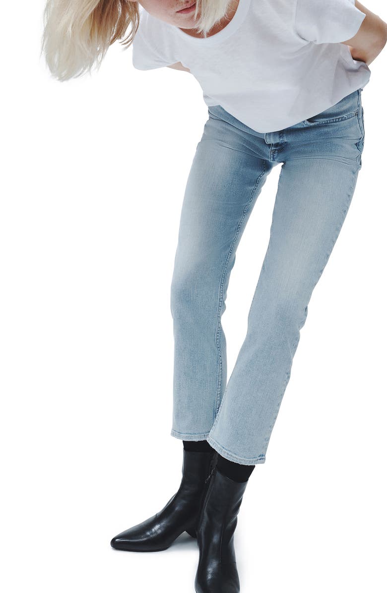 rag & bone Wren Slim Fit High Waist Ankle Crop Jeans, Alternate, color, Emma