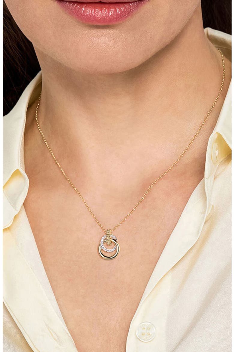 Bujukan Diamond Link Pendant Necklace, Alternate, color, GOLD MULTI