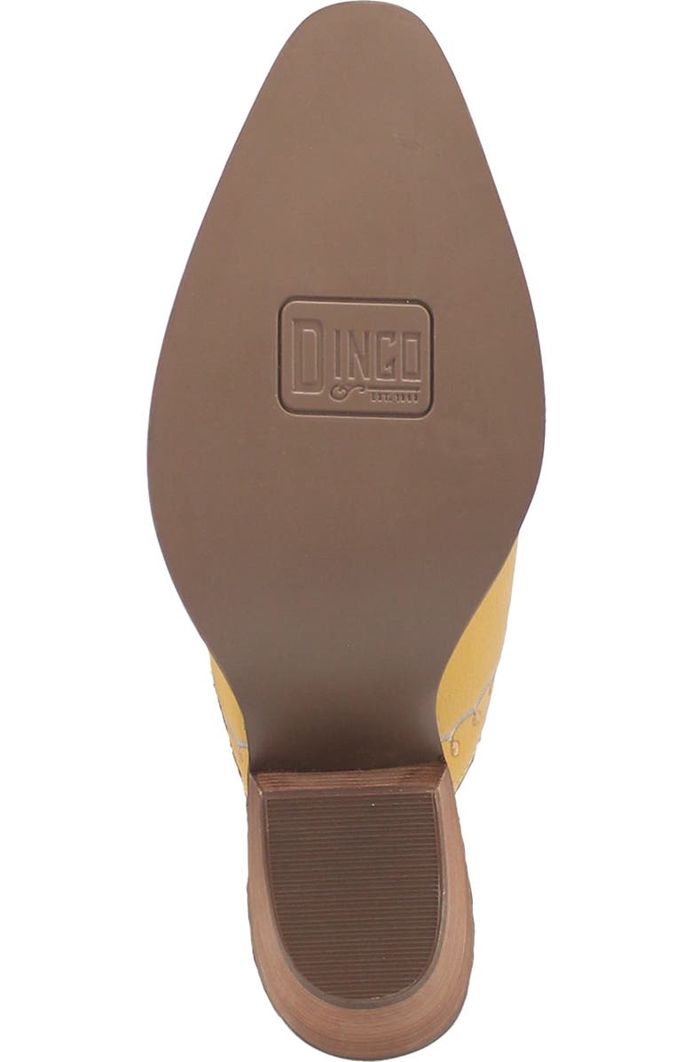 Dingo Wildflower Mule, Alternate, color, Yellow