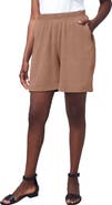 Jessica London Soft Ease Cotton Knit Short