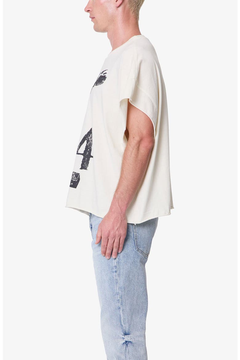 Gamble Sleeveless Graphic Cutoff T-Shirt, Alternate, color, OFF WHITE