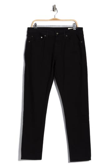 Rag & Bone Fit 3 Authentic Slim Leg Jeans In Black