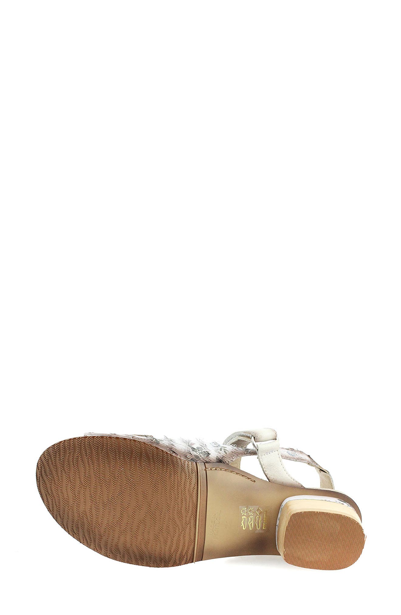Saffi Slingback Sandal, Alternate, color, WHITE FLOWER LEATHER