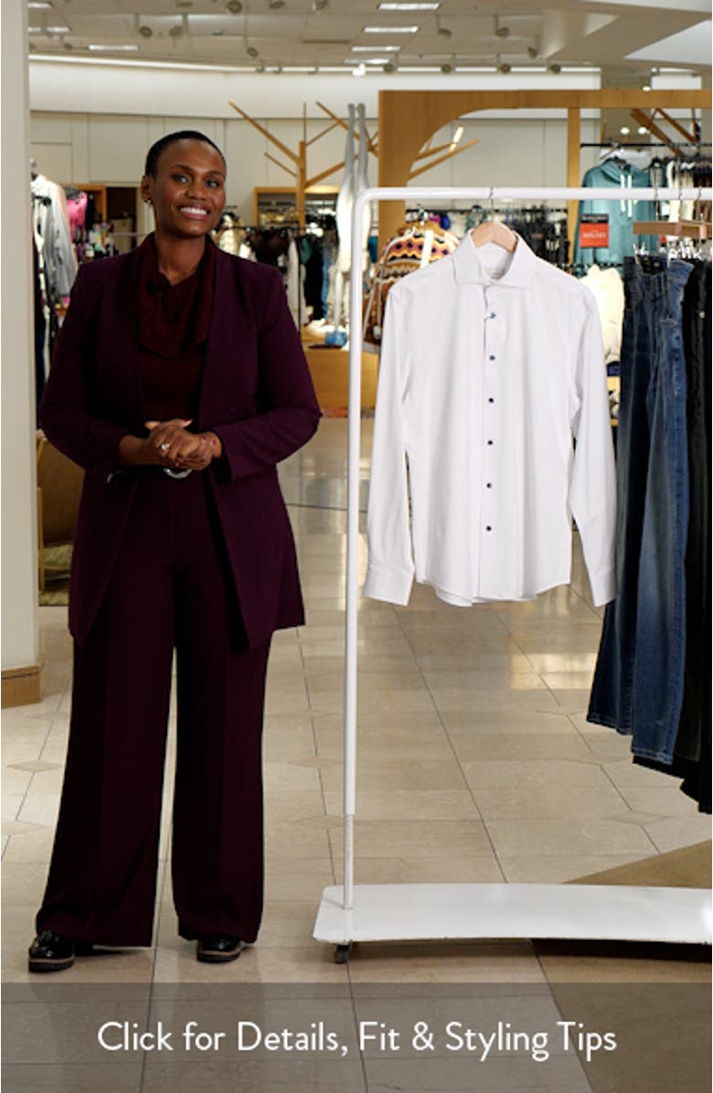 Devon OoohCotton<sup
®</sup
Solid Button-Up Shirt, sales video thumbnail