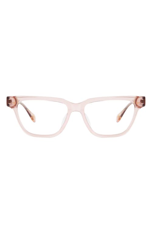 Mohala Eyewear Noelani 53mm Low Nose Bridge Wide Width Cat Eye Optical Glasses In Purple