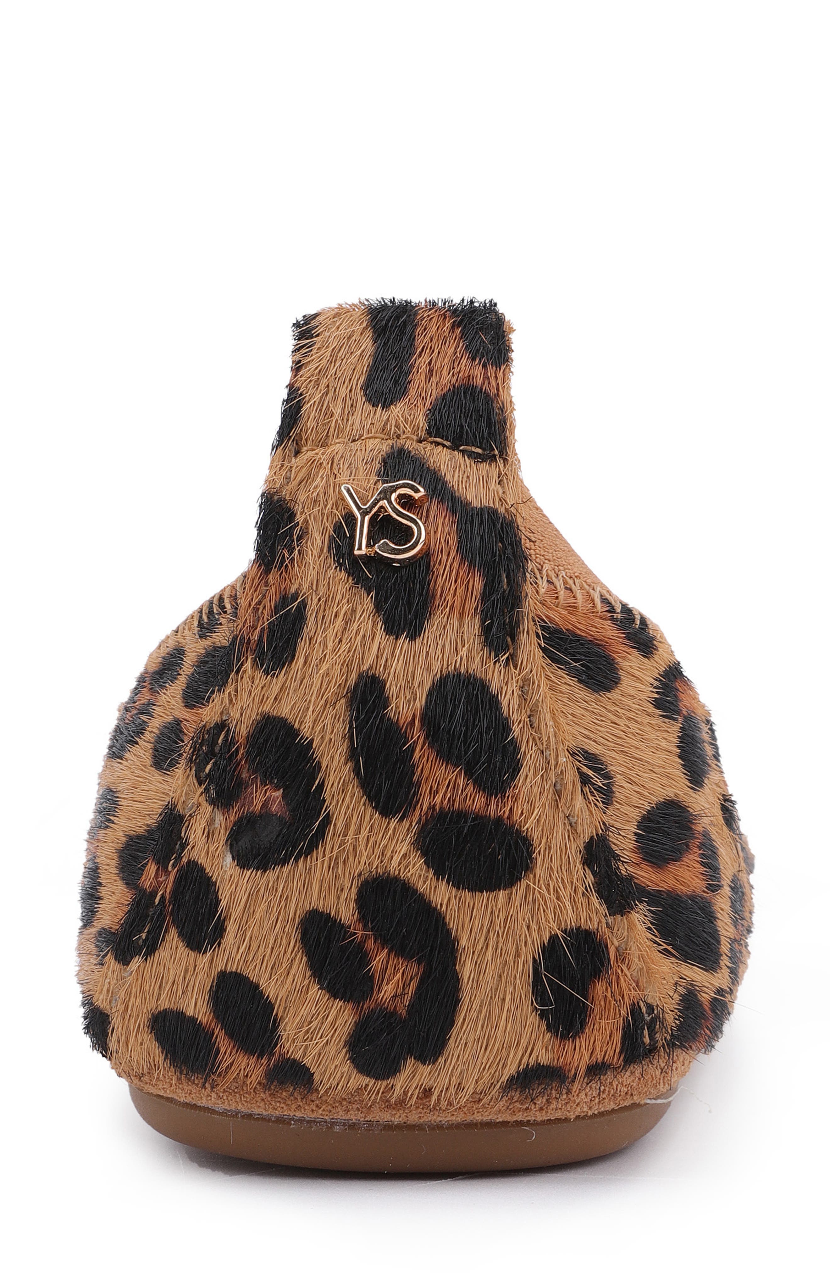 Yosi Samra Samara Genuine Calf Hair Foldable Ballet Flat, Alternate, color, 