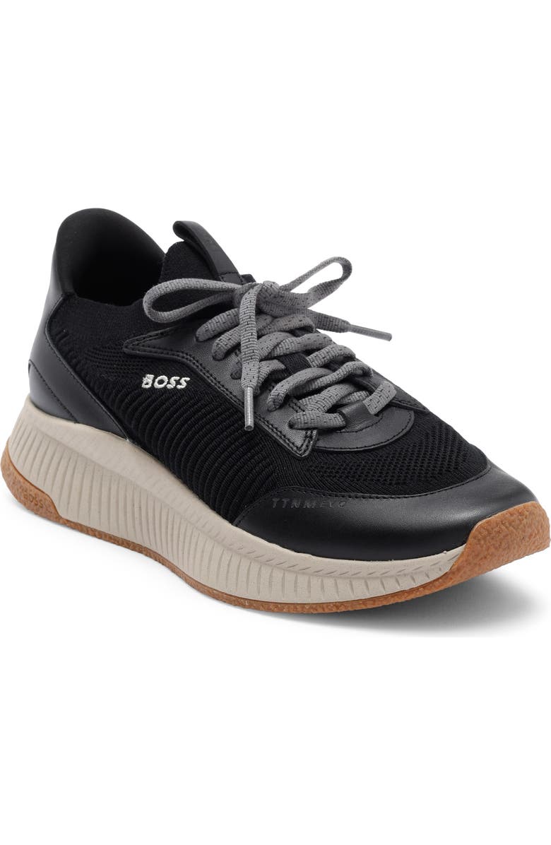 BOSS TTNM EVO Slon Sneaker, Main, color, Black