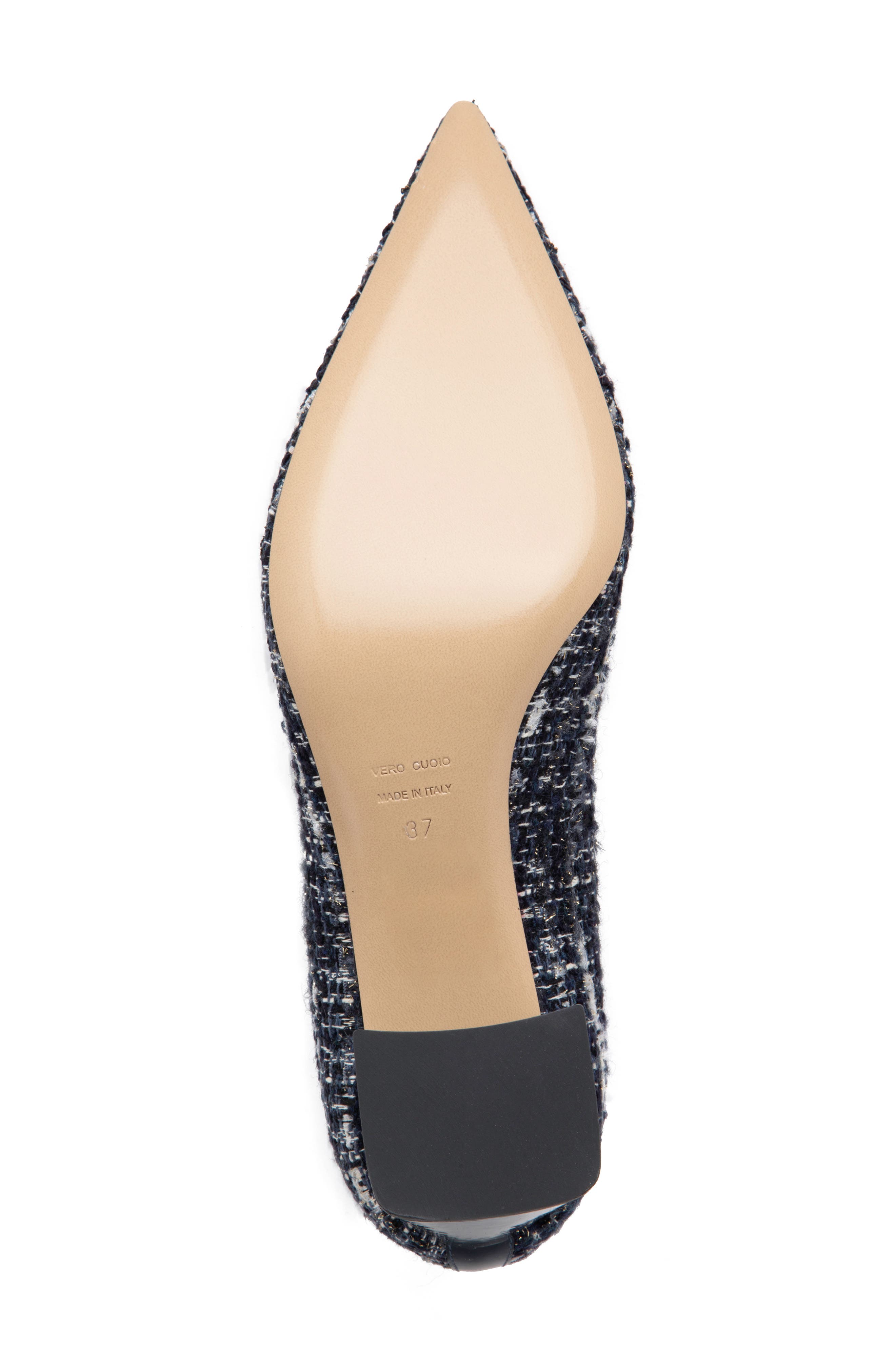Corina Pointed Toe Pump, Alternate, color, NAVY