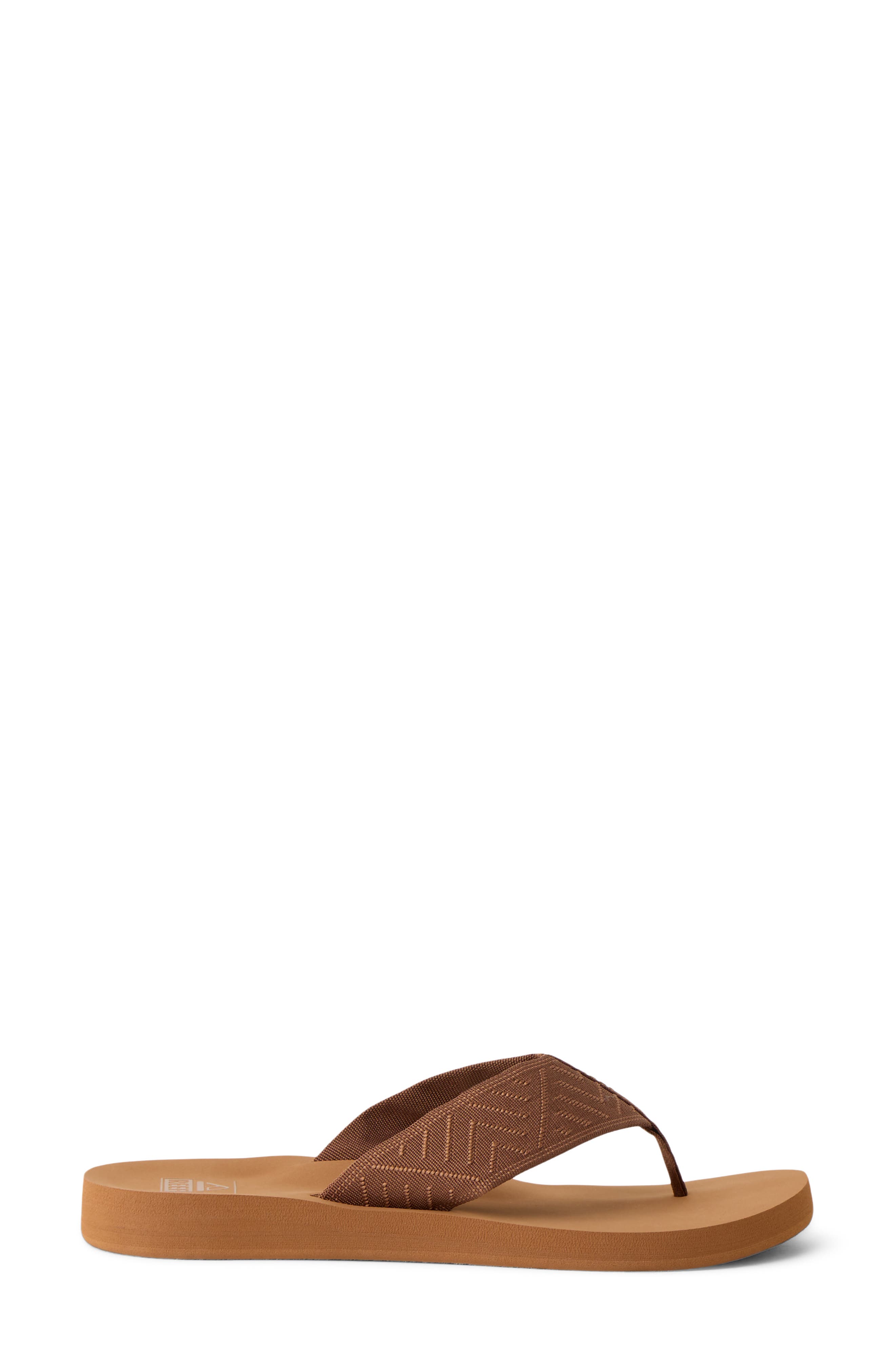 Spring Woven Flip Flop, Alternate, color, CHOCOLATE