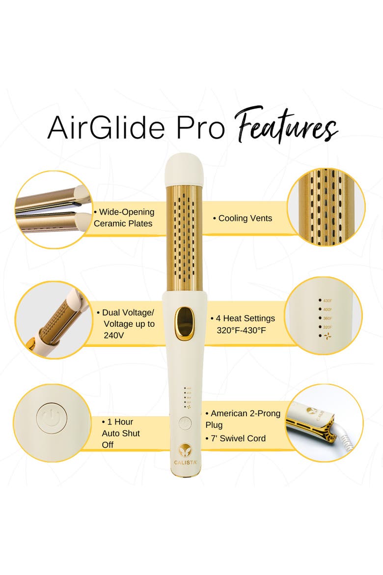 AirGlide Pro Cool Breeze Styler, Alternate, color, Rose Quartz