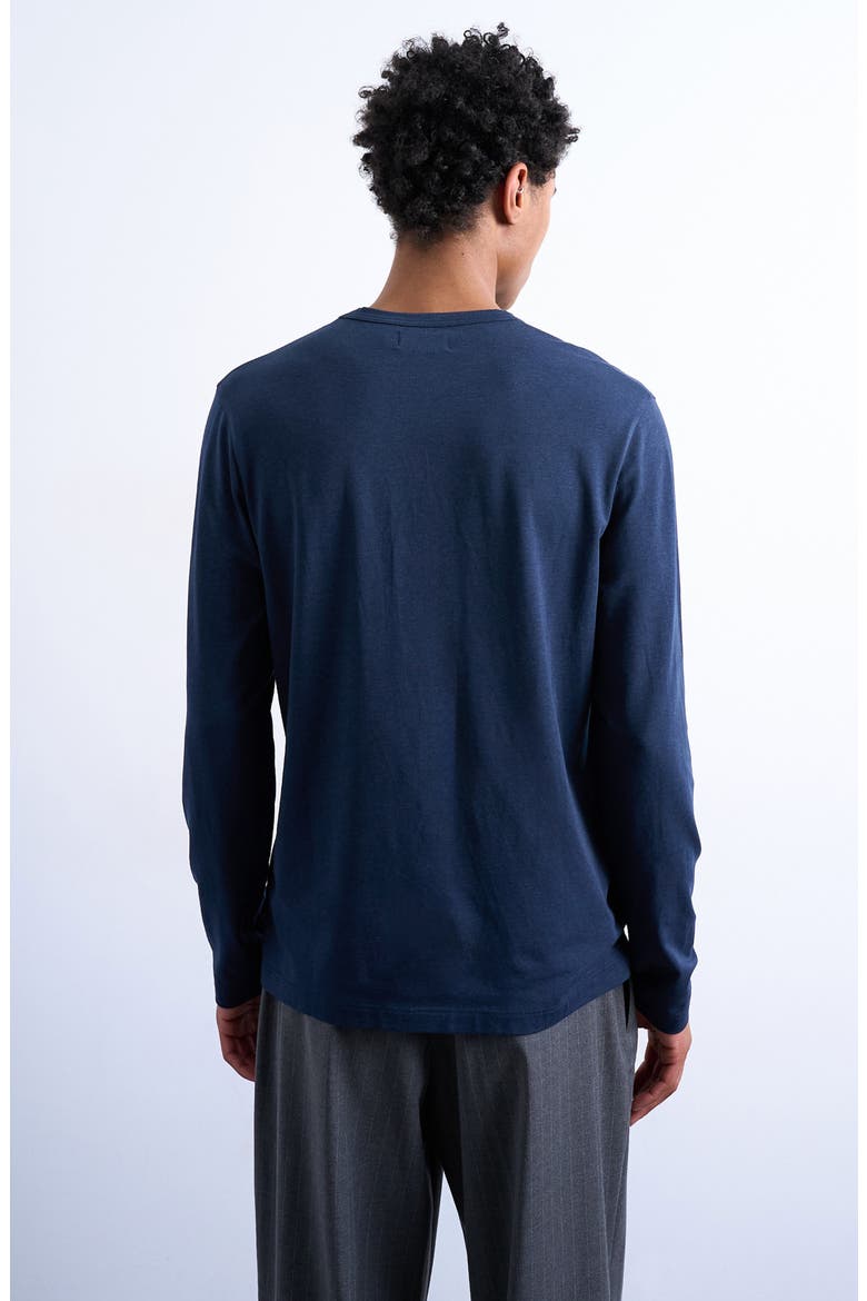 Relaxed Long Sleeve T-Shirt, Alternate, color, NAVY