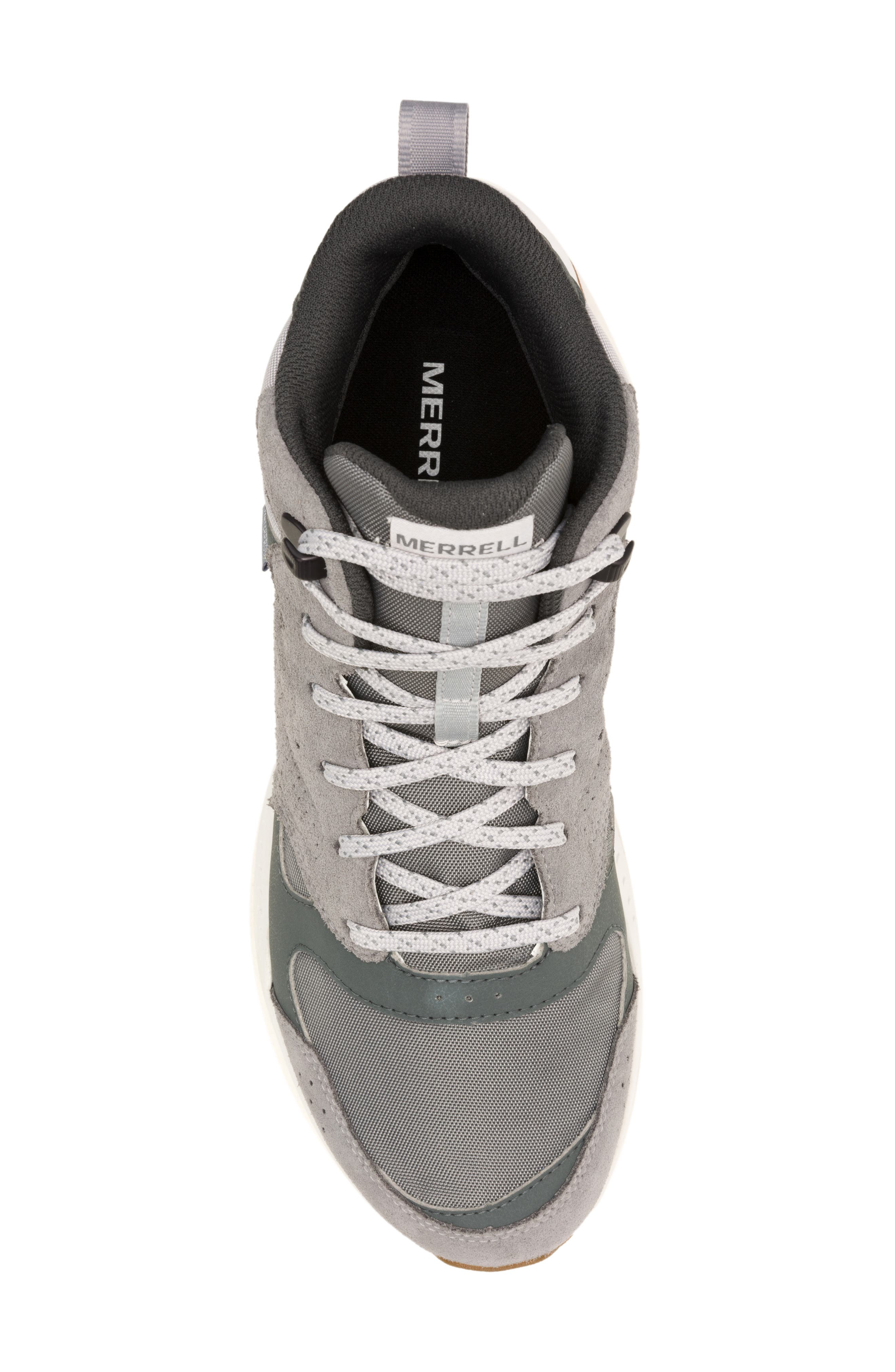 Merrell <p>Tempo Sol Mid Waterproof Hiking Boot (Men)</p>, Alternate, color, Alloy