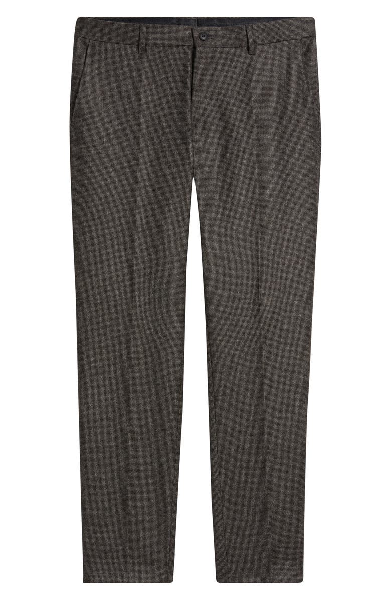 BOSS Genius Slim Fit Wool Suit Pants, Alternate, color, Dark Brown