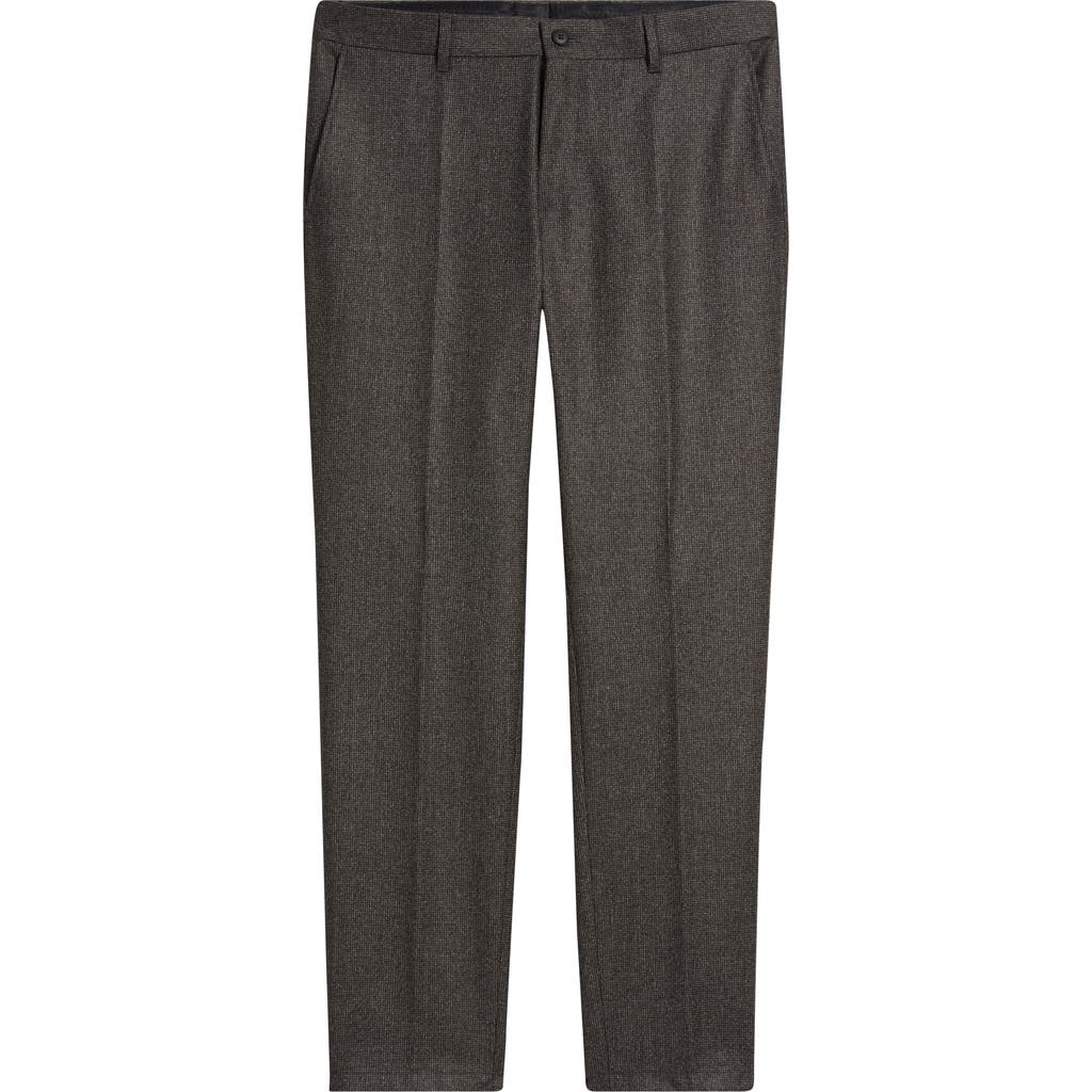 Hugo Boss Boss Genius Slim Fit Wool Suit Pants In Brown