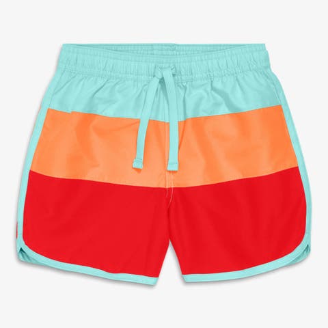 Kids Color Block Board Short (Toddler, Little Kid, Big Kid)