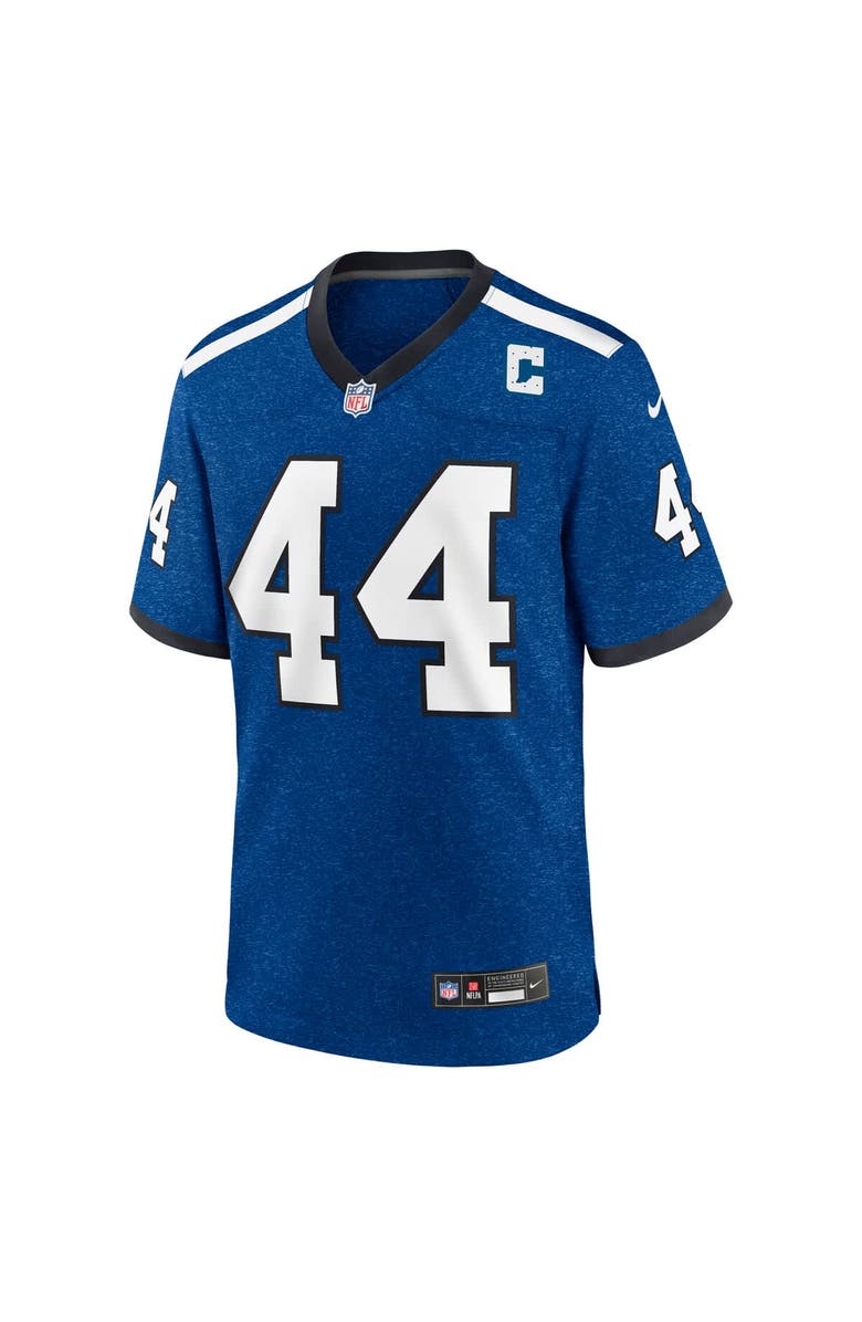 Nike Men's Nike Zaire Franklin Blue Indianapolis Colts Alternate Game Jersey, Alternate, color, 