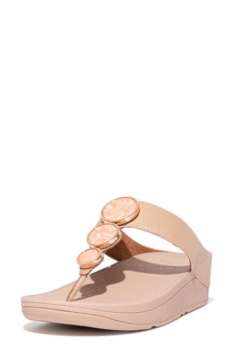 Halo Shimmer Wedge Sandal (Women)