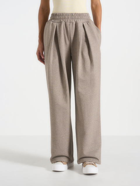Fanny Straight Leg Box Pleat Joggers