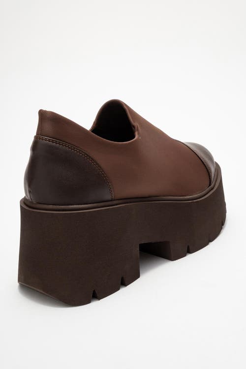 Prologue Shoes Grena Platform Slip On Shoes In Multi