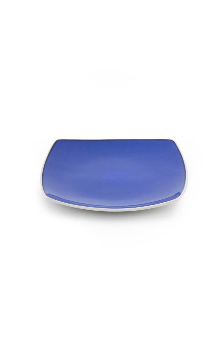 Gibson Elite 16 Piece Stoneware Dinnerware Set, Alternate, color, Blue