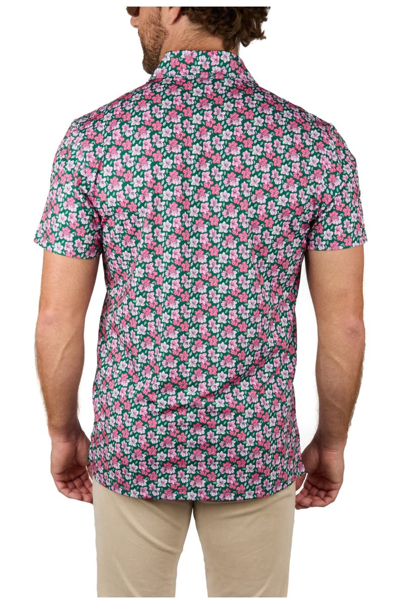 Kenny Flowers The Azaleas - Golf Shirt, Alternate, color, Pink
