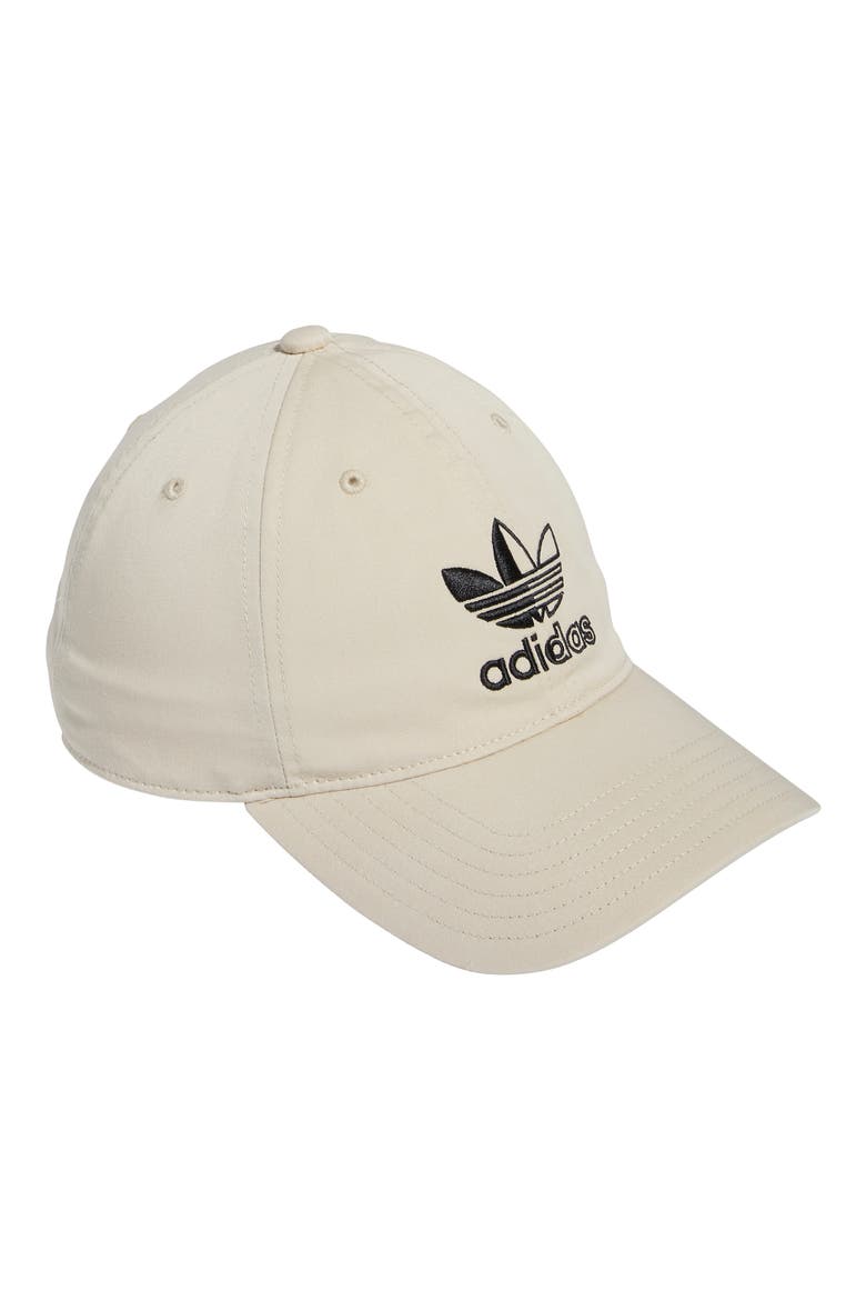 adidas Original Relaxed Split Baseball Cap, Main, color, ALUMINA