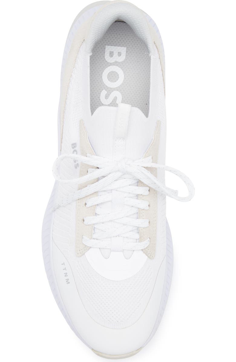 BOSS TTNM Evo Knit Sneaker, Alternate, color, White
