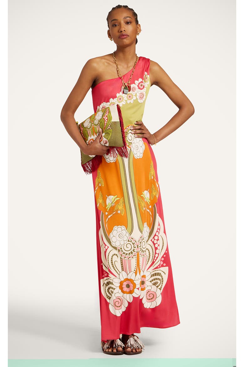 Clingy Roy Dress, Main, color, Ambrosia Placée Orange