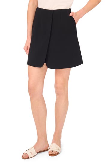 Halogen ® Flat Front Skort In Black